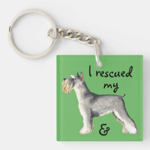 Porte-clefs Schnauzer miniature de délivrance