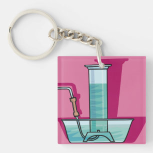 Porte-clefs Science Test Tube