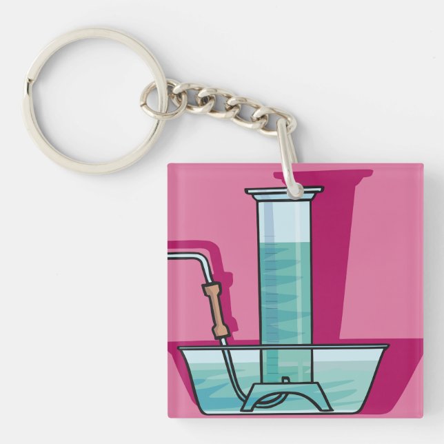 Porte-clefs Science Test Tube (Devant)