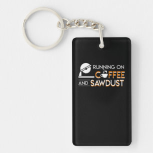 Porte-clefs Sciure courante de café de travail du bois de caf