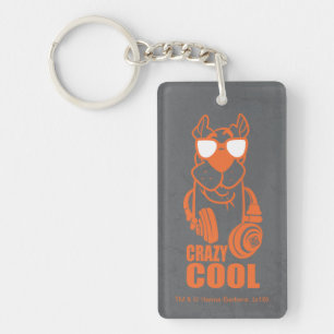 Porte-clefs Scooby-Doo "Cool fou" casque graphique