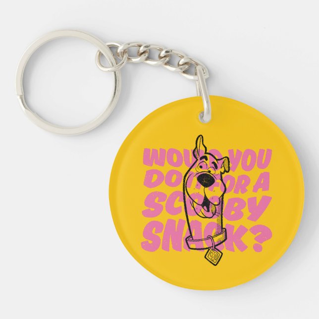 Porte-clefs Scooby-Doo |Le Feriez-Vous Pour Un Snack Scooby ? (Devant)