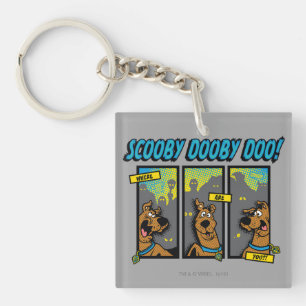 Porte-clefs Scooby-Doo où êtes vous les panneaux comiques