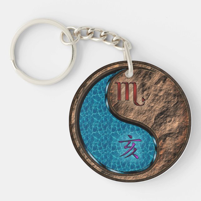 Porte-clefs Scorpio & Earth Boar (Devant)