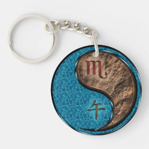 Porte-clefs Scorpio & Earth Horse