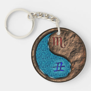Porte-clefs Scorpio et Ox de la Terre