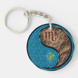 Porte-clefs Scorpio et singe de la Terre