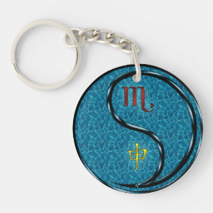 Porte-clefs Scorpio et singe de l'eau