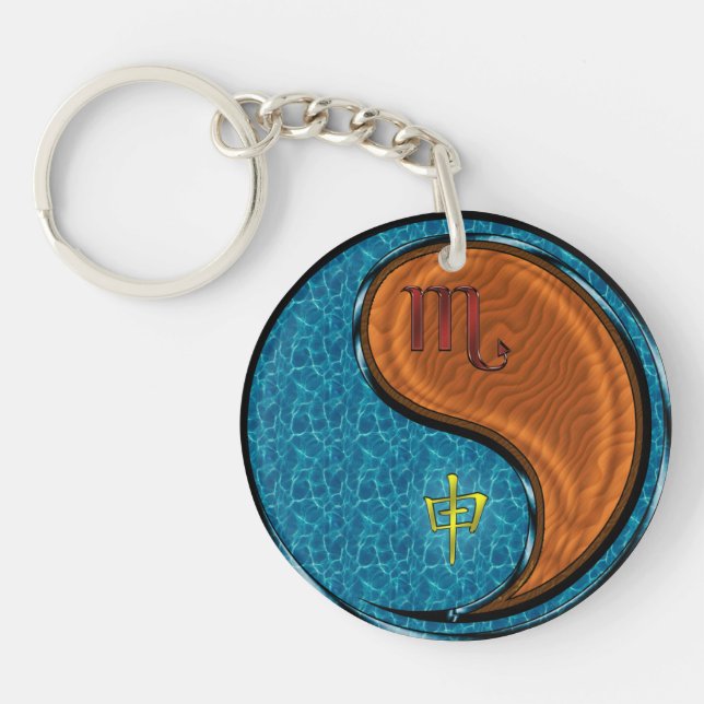 Porte-clefs Scorpio et Singe du bois (Devant)