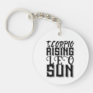 Porte-clefs Scorpio Leo Soleil Astrologie Horoscope Zodiac