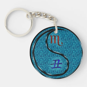 Porte-clefs Scorpio & Ox d'eau