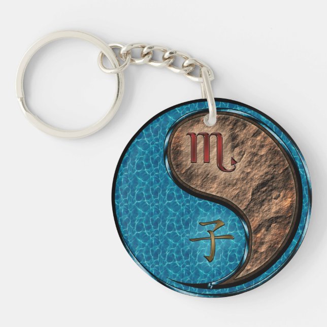 Porte-clefs Scorpio & Rat Terre (Devant)