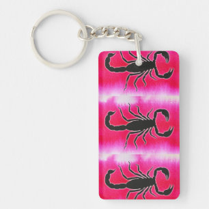 Porte-clefs scorpio rose
