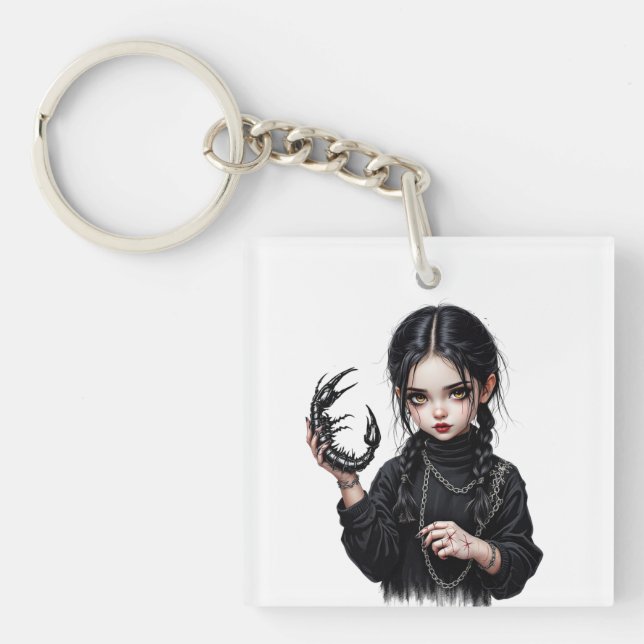 Porte-clefs Scorpion Girl (Devant)