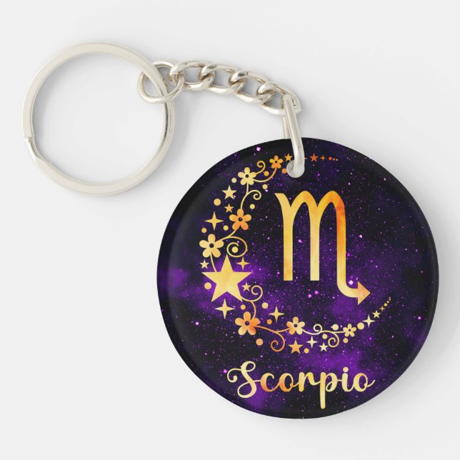 Porte-clefs Scorpio's Celestial Sting - Le Zodiac (Devant)