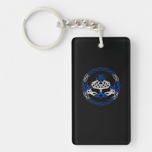 Porte-clefs Scotland Flag Scottish Thistler