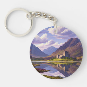 Porte-clefs Scotland Scottish Highlands Castle Travel