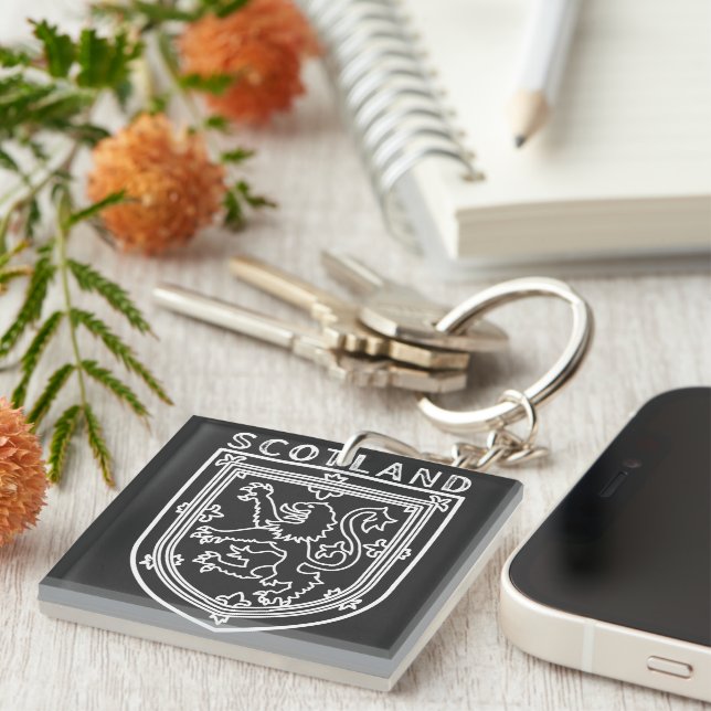 Porte-clefs Scottish Heritage Crest Inspections, Écosse (Devant Droit)