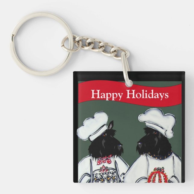 Porte-clefs Scottish Terriers (Devant)