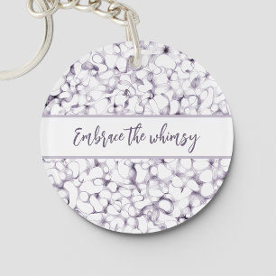 Porte-clefs Script Abstrait des traits de stylo