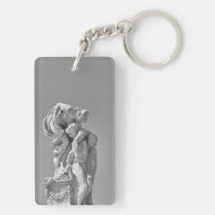 Porte-clefs Sculpture romaine dans la composition moderne
