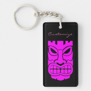 Porte-clefs Sculpture Tiki rose Thunder_Cove