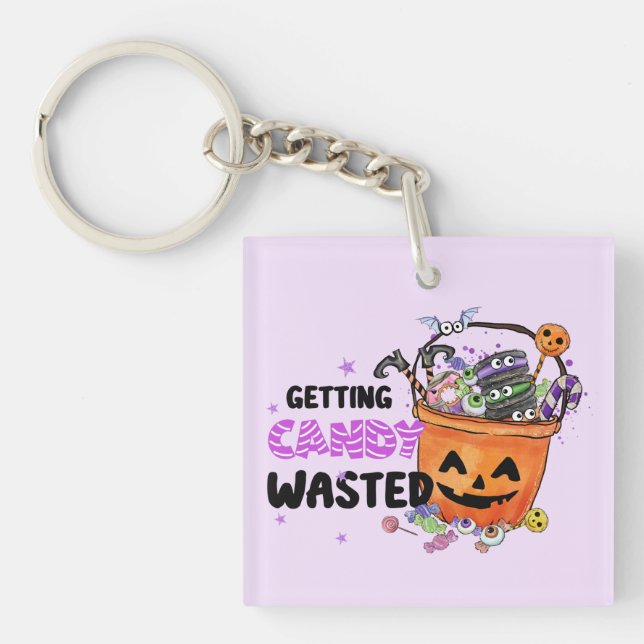 Porte-clefs Se débarrasser des bonbons (Devant)