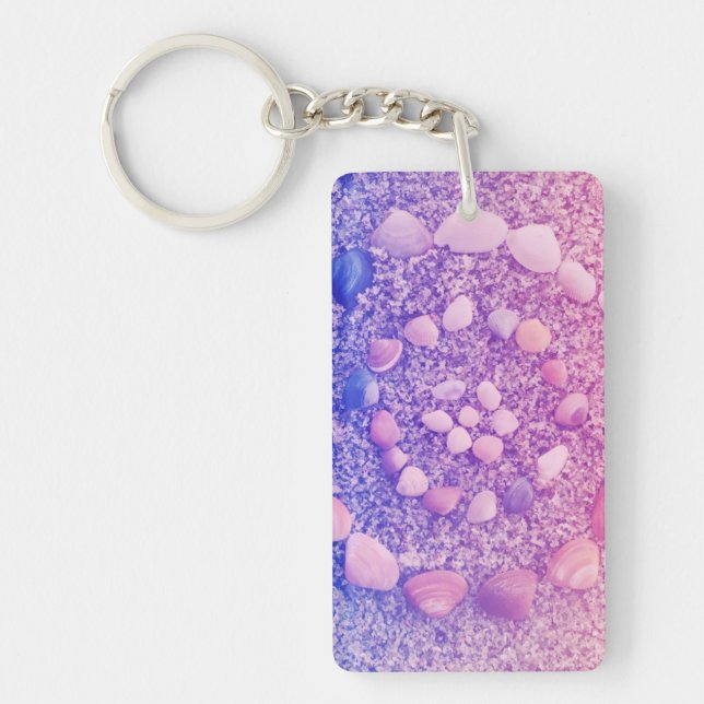 Porte-clefs Sea Shell Beach Art Porte - clé (Devant)