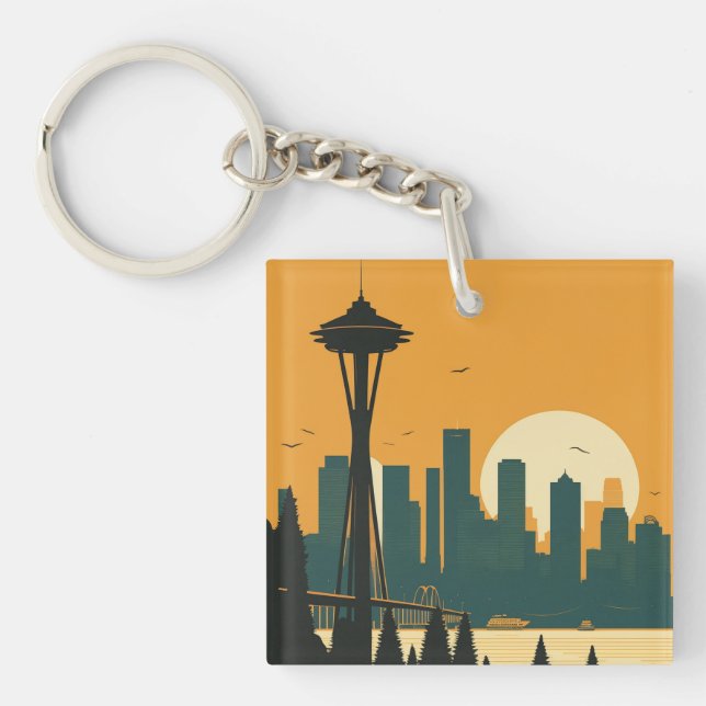PORTE-CLEFS SEATTLE N° 1 (Devant)