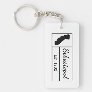 Porte-clefs Sebastopol Californie Sonoma Gravenstein Apple
