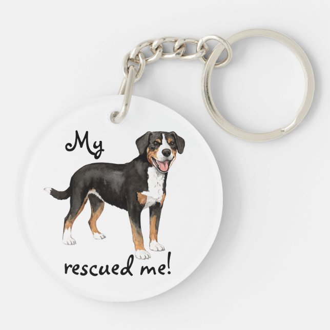 Porte-clefs Secourir Entlebucher Mountain Dog (Dos)