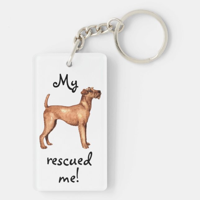 Porte-clefs Secourir Irish Terrier (Dos)