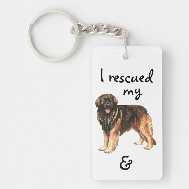 Porte-clefs Secourir Leonberger (Devant)