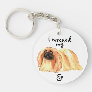 Porte-clefs Secourir Pekingese