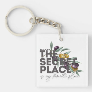 Porte-clefs Secret Place Psalm 91 Christian T-Shirt