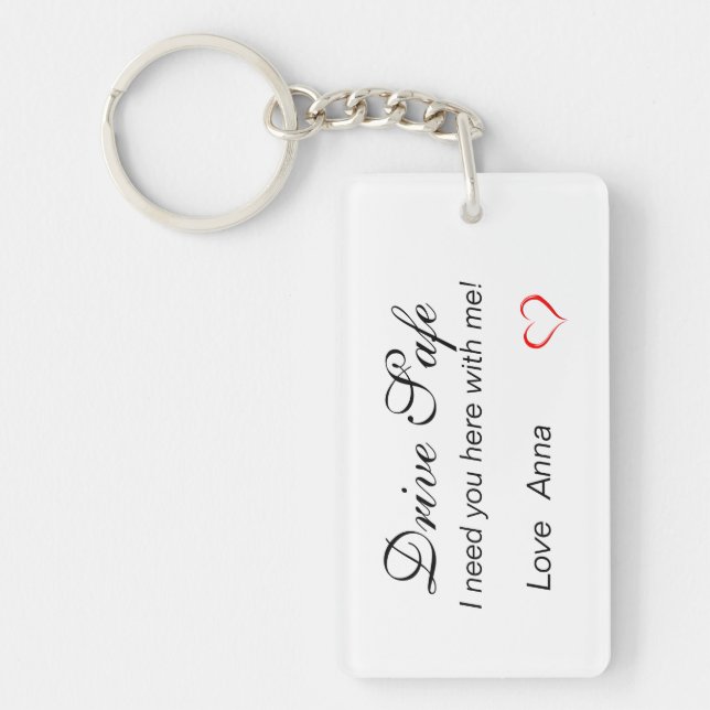 Porte-clefs Sécurité du lecteur personnalisée (Devant)