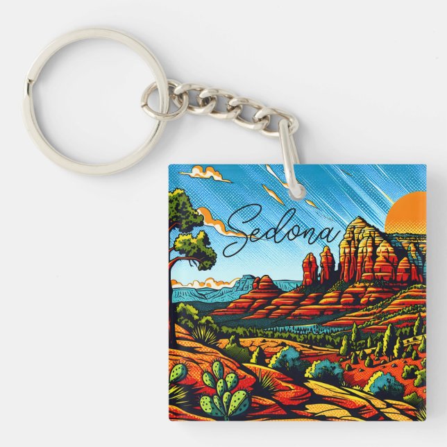 Porte-clefs Sedona, Arizona Red Canyon (Devant)