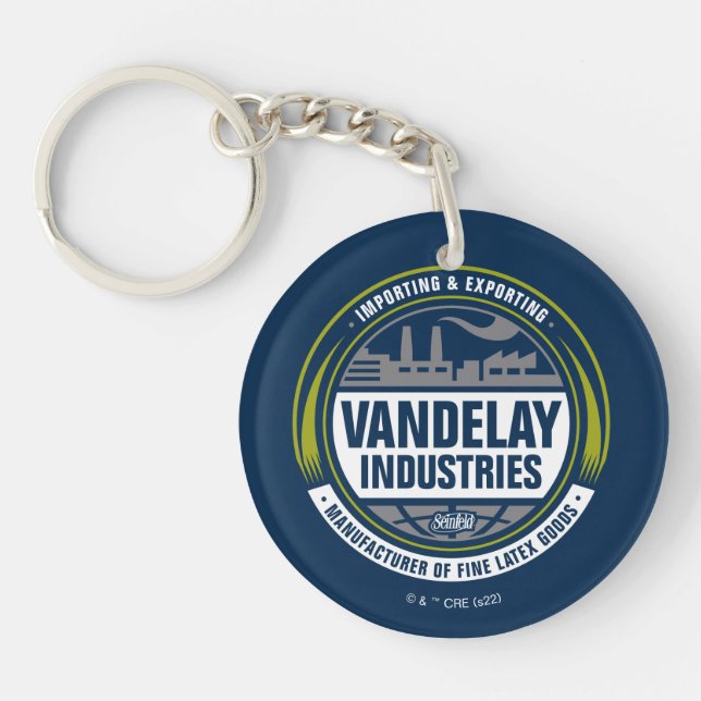 Porte-clefs Seinfeld | Logo de Vandelay Industries (Devant)
