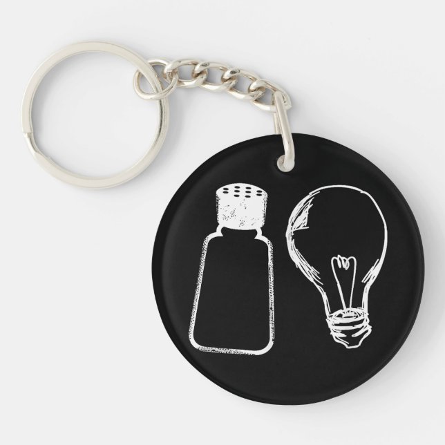 Porte-clefs Sel & Lumière Soyez Sel Versets Bibliques Matthieu (Devant)