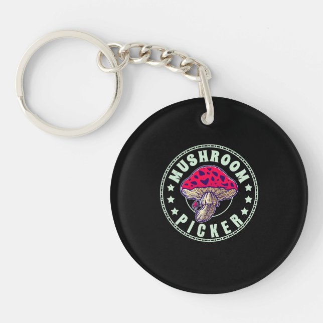 Porte-clefs Sélecteur de champignons (Devant)
