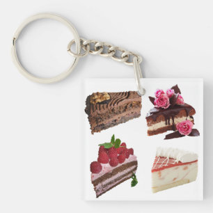 Porte-clefs Sélection de gâteaux délicieux pour les amateurs d