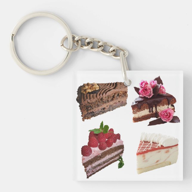 Porte-clefs Sélection de gâteaux délicieux pour les amateurs d (Devant)