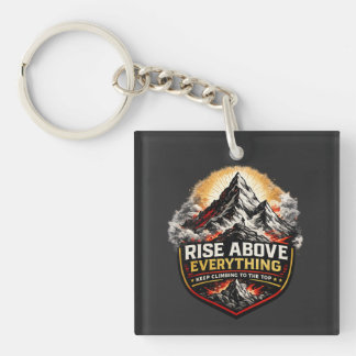 Porte-clefs S'élever au-dessus de tout Motivation