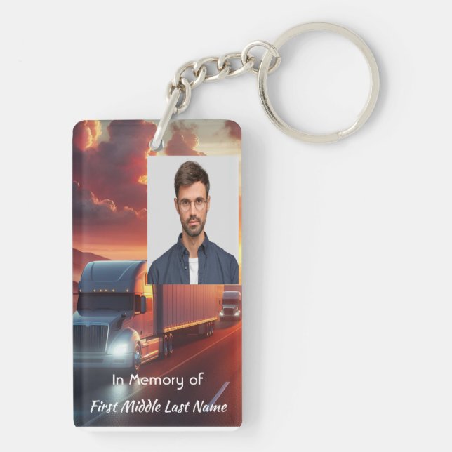 Porte-clefs Semi-remorque mémorial (Dos)