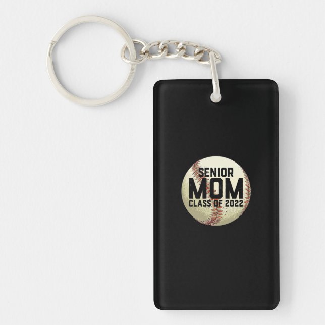 Porte-clefs Senior Mom Class of 2022 Baseball Mom (Devant)