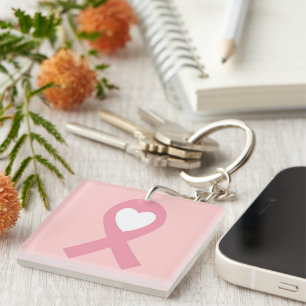 Porte-clefs Sensibilisation au cancer du sein