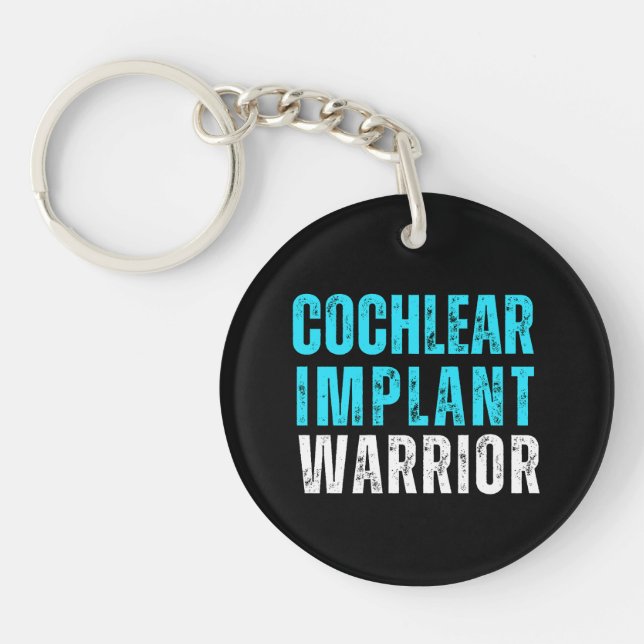 Porte-clefs Sensibilisation aux sourds - Cochlear Implant Guer (Devant)