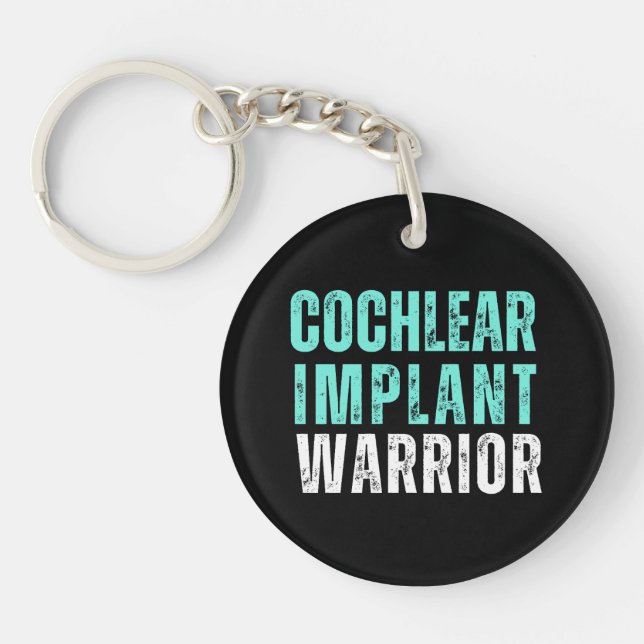 Porte-clefs Sensibilisation aux sourds - Cochlear Implant Guer (Devant)