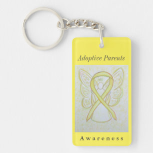 Porte-clefs Sensibilisation des parents adoptifs Angel Porte
