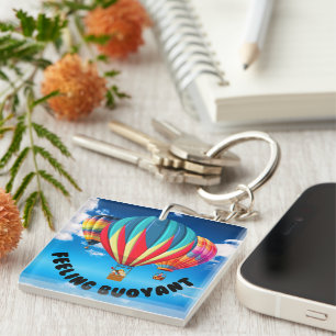 Porte-clefs Sentiment de flottabilité - Essayer de ballooning 